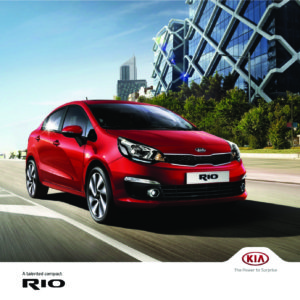 Kia Rio 14 Int Auto Catalog Archive